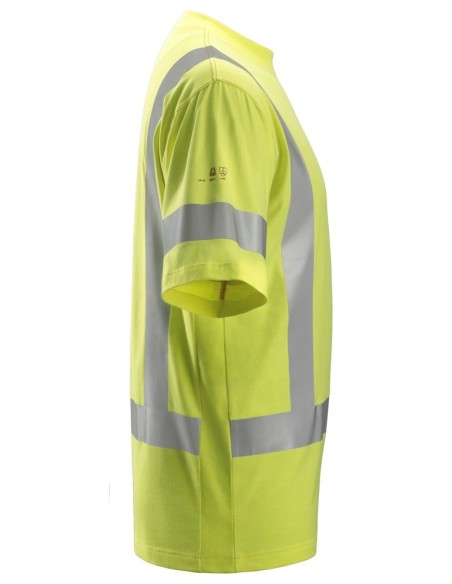 2562 Camiseta de manga corta de alta visibilidad clase 3 ProtecWork amarillo