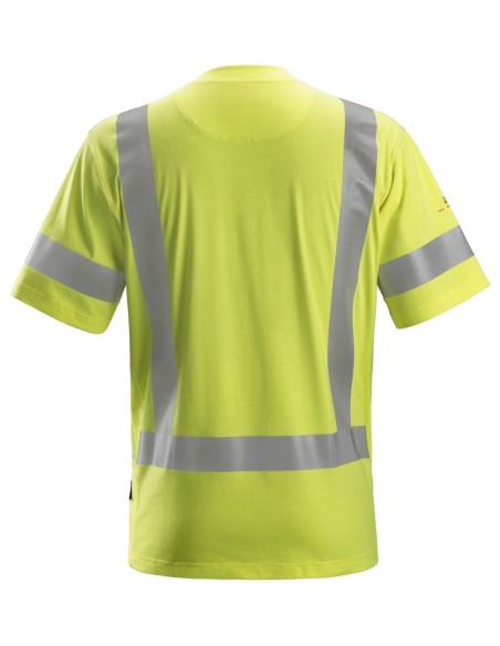 2562 Camiseta de manga corta de alta visibilidad clase 3 ProtecWork amarillo