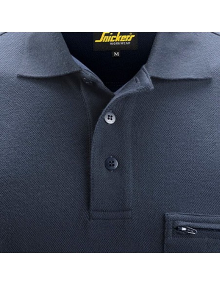 2660 Polo de manga larga ProtecWork azul marino