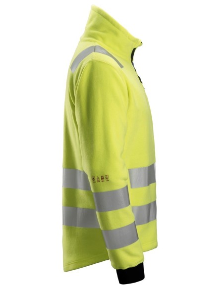2860 Forro polar con cremallera de alta visibilidad clase 3 ProtecWork amarillo
