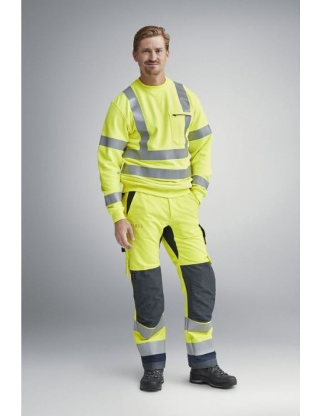 2863 Sudadera ProtecWork alta visibilidad clase 3 amarillo