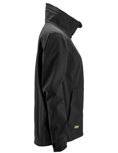 1247 Chaqueta cortavientos softshell para mujer AllroundWork color negro