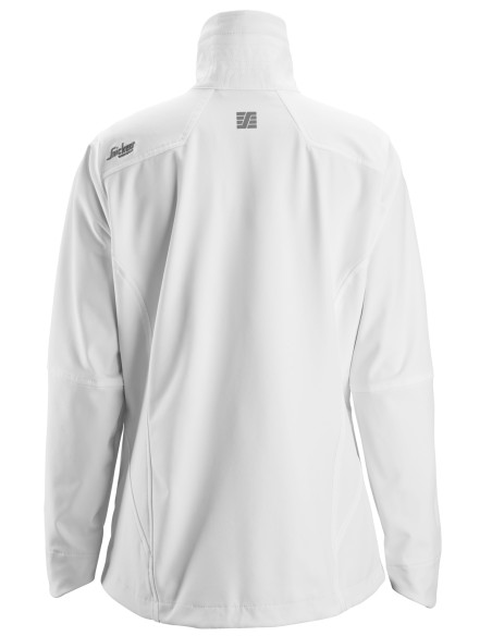 1247 Chaqueta cortavientos softshell para mujer AllroundWork color blanco