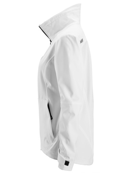 1247 Chaqueta cortavientos softshell para mujer AllroundWork color blanco