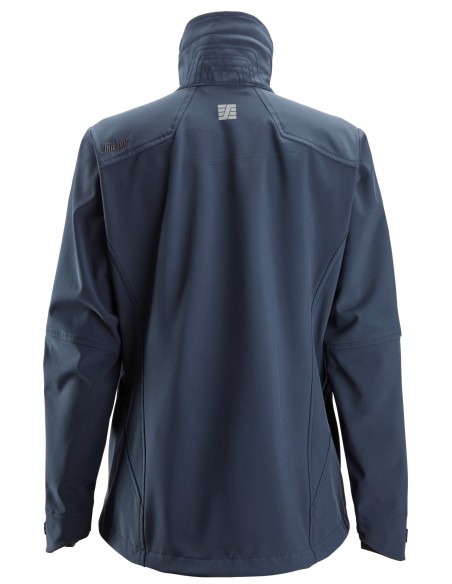 1247 Chaqueta cortavientos softshell para mujer AllroundWork color azul