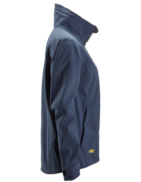 1247 Chaqueta cortavientos softshell para mujer AllroundWork color azul