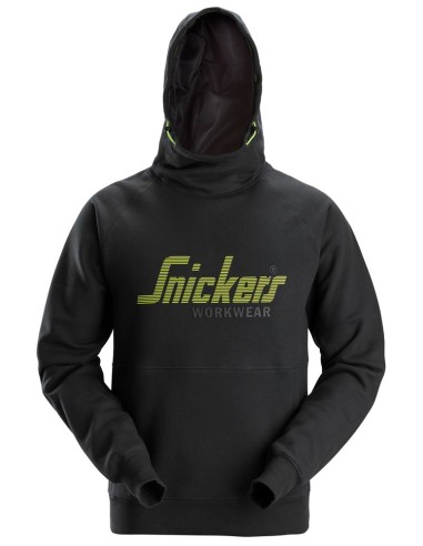 2845 Sudaderas con capucha y logo color negro