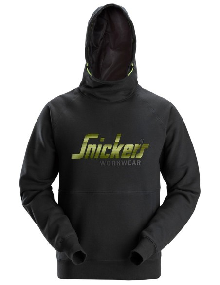 2845 Sudaderas con capucha y logo color negro