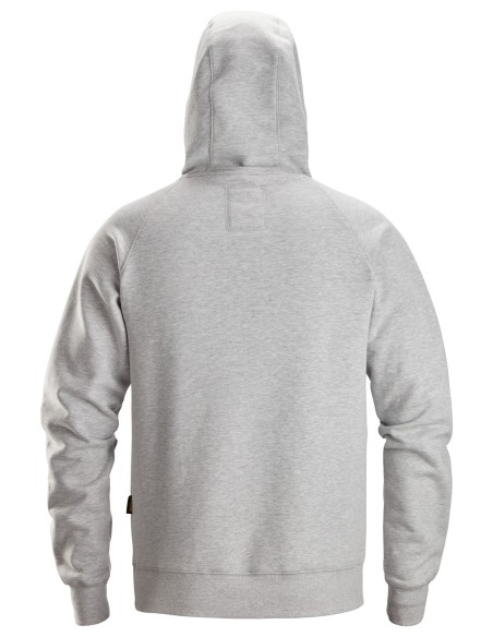 2845 Sudaderas con capucha y logo color gris jaspeado