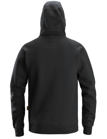 2846 Sudaderas con cremallera y capucha color negro
