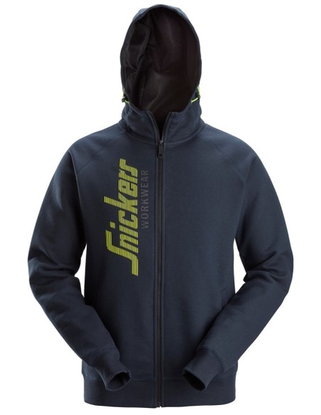 2846 Sudaderas con cremallera y capucha color azul marino