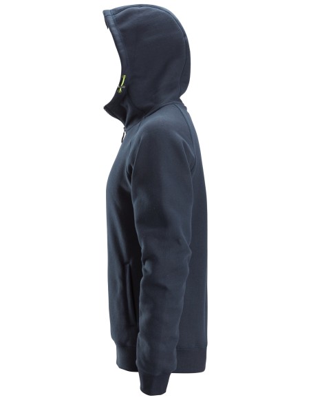 2846 Sudaderas con cremallera y capucha color azul marino