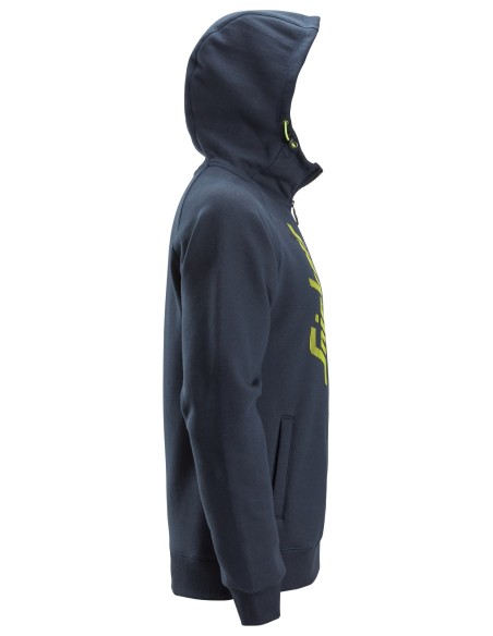 2846 Sudaderas con cremallera y capucha color azul marino
