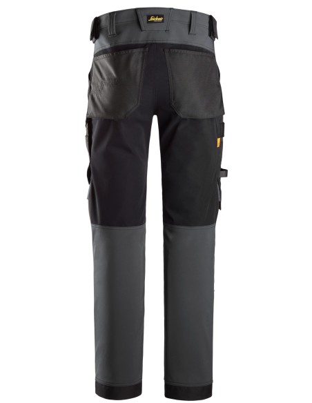 6375 Pantalones largos de trabajo elasticos 4 vias AllroundWork color gris acero