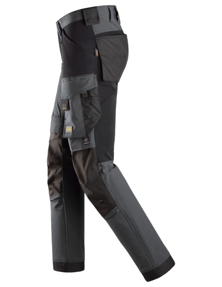 6375 Pantalones largos de trabajo elasticos 4 vias AllroundWork color gris acero