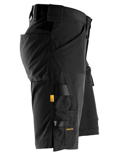 6173 Pantalones cortos de trabajo elasticos AllroundWork negros