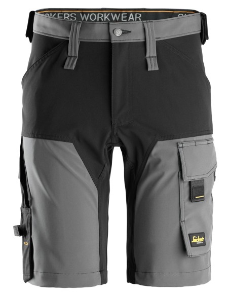 6173 Pantalones cortos de trabajo elasticos AllroundWork grises