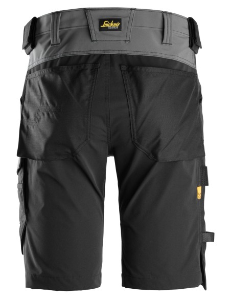 6173 Pantalones cortos de trabajo elasticos AllroundWork grises