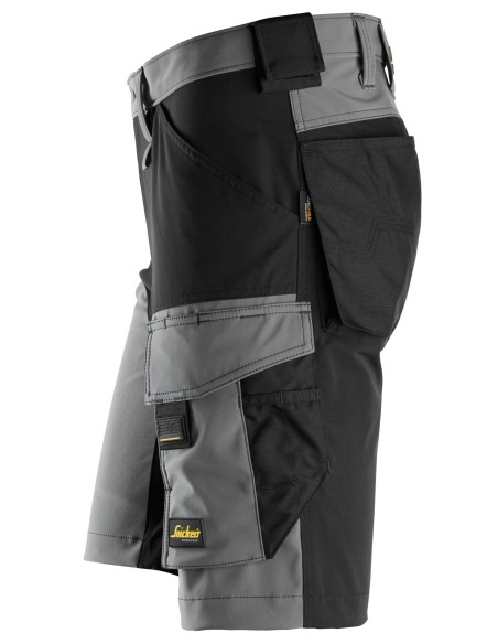 6173 Pantalones cortos de trabajo elasticos AllroundWork grises