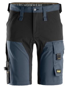 6173 Pantalones cortos de trabajo elasticos AllroundWork azul marino