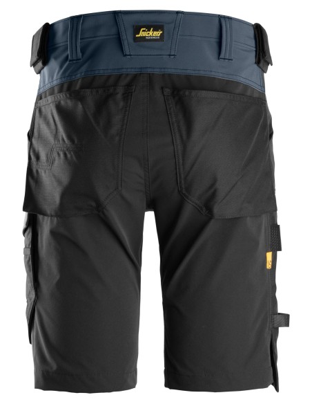 6173 Pantalones cortos de trabajo elasticos AllroundWork azul marino