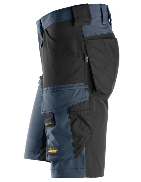 6173 Pantalones cortos de trabajo elasticos AllroundWork azul marino