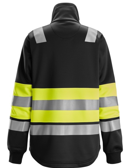 8077 Chaqueta con cremallera completa para mujer de alta visibilidad clase 1 color amarillo/ negro