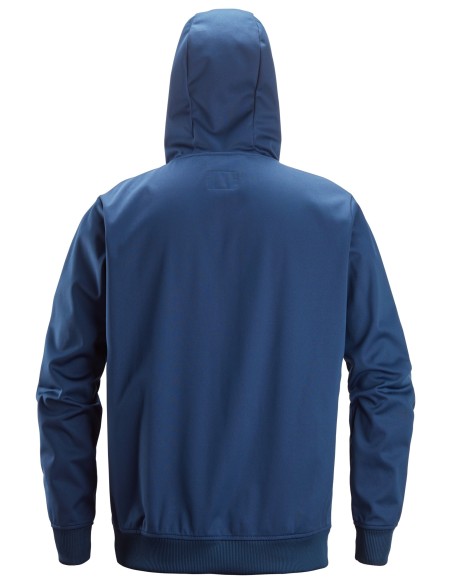 8400 Chaqueta cortavientos elastica FlexiWork azul oscuro con capucha y media cremallera