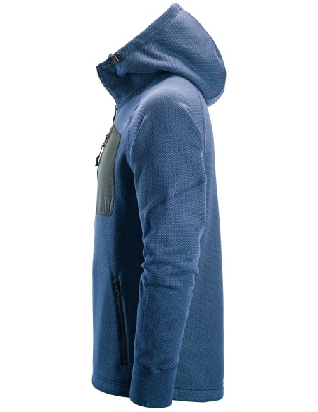 8041 Sudadera con capucha y forro polar Flexiwork azul-negro