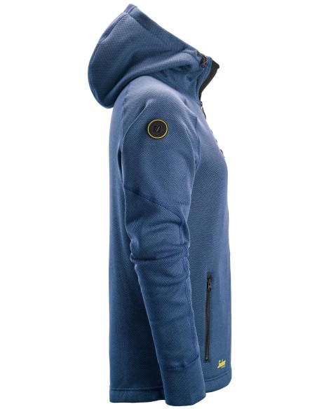 8041 Sudadera con capucha y forro polar Flexiwork azul-negro