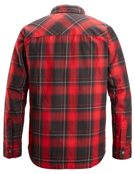 8522 Camisa aislante AllroundWork rojo-negro