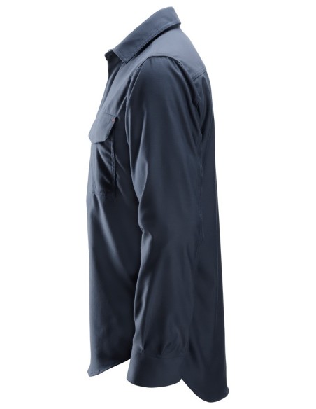 8564 Camisa de manga larga para soldador ProtecWork azul marino