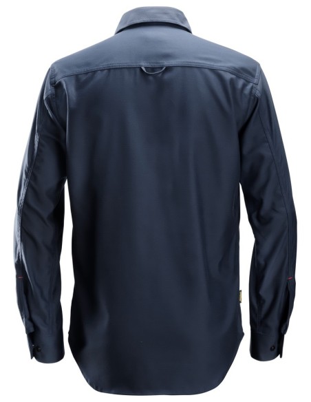 8564 Camisa de manga larga para soldador ProtecWork azul marino