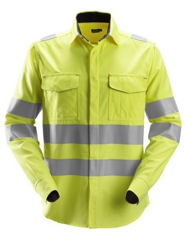 8565 Camisa de manga larga de alta visibilidad clase 3 para soldador ProtecWork amarillo