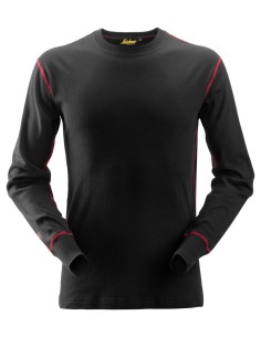 9461 Camiseta de manga larga con cuello redondo ProtecWork negro