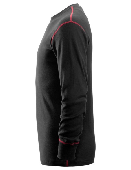 9461 Camiseta de manga larga con cuello redondo ProtecWork negro