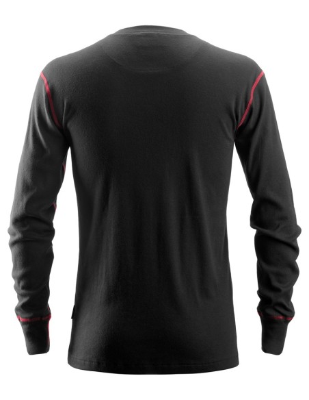 9461 Camiseta de manga larga con cuello redondo ProtecWork negro