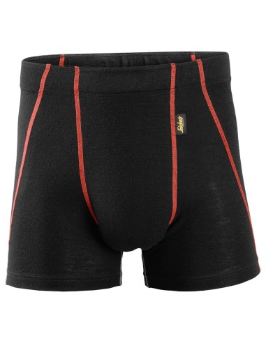 9464 Calzoncillos boxer de lana ProtecWork negro