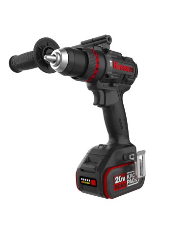 TALADRO PERCUTOR BRUSHLESS 20V 95NM 2 BATERIAS 5,0AH KUC33.1