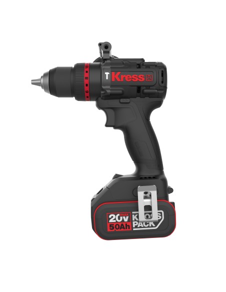TALADRO PERCUTOR BRUSHLESS 20V 95NM 2 BATERIAS 5,0AH KUC33.1