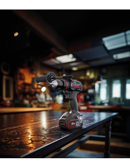 TALADRO PERCUTOR BRUSHLESS 20V 95NM 2 BATERIAS 5,0AH KUC33.1