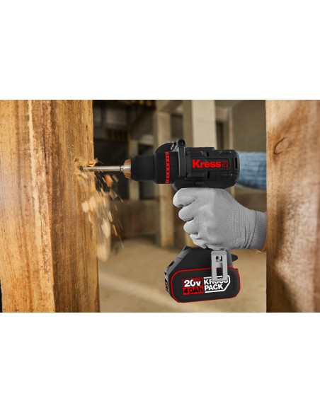 TALADRO PERCUTOR BRUSHLESS 20V 150NM 2 BATERIAS 5,0AH KUC35.1