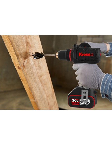 TALADRO PERCUTOR BRUSHLESS 20V 150NM SIN BATERIAS KUC35.91