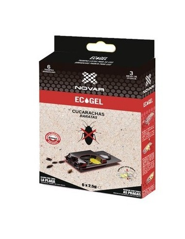 CEBO CUCARACHAS GEL 6PZ ECOGEL 15 GR