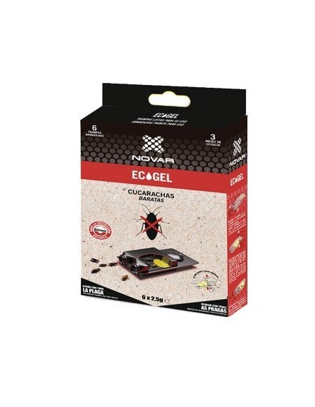 CEBO CUCARACHAS GEL 6PZ ECOGEL 15 GR