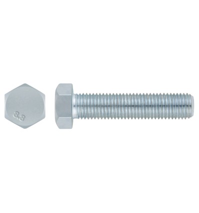 Tornillo hexagonal DIN 933 8.8 M-20 zincado