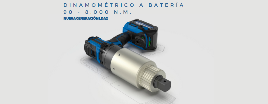 ATORNILLADOR DINAMOMETRICO A BATERIA 90 - 8.000 N.M.